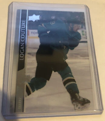 2020-21 UD Series 2 Base Clear Cut #397 Logan Couture - San Jose Sharks ACETATE - Image 1 of 2