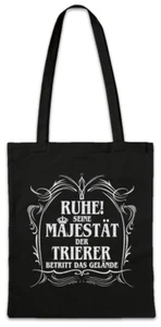 Seine Majestät Der Trierer Hipster Bag Stofftasche Stoffbeutel Porta Nigra - Picture 1 of 1