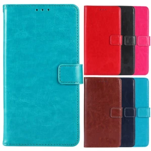 Premium Flip Book Leather Phone Case Stand Holder Wallet Cover Skin For Oukitel - Picture 1 of 33