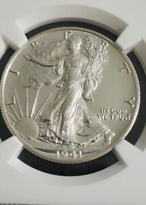 1941 Silver Proof Walking Liberty Half Dollar NGC Pf 66 Beautiful Gem Strike!!!