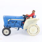 Ford 5000 Blue Tractor W/ Driver Britains Models 4"