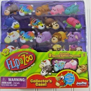 Flipazoo Minis Series 1 Collector's Case With 2 Special Edition Flipazoos NEW - Picture 1 of 2