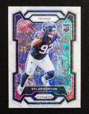 2023 Panini Prizm - Dylan Horton - Rookie White Sparkle Prizm SSP - Image 1 of 2