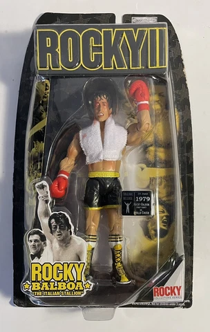 Rocky II Action Figure Rocky Balboa The Italian Stallion Vintage 2006 Jakks MINT Cover