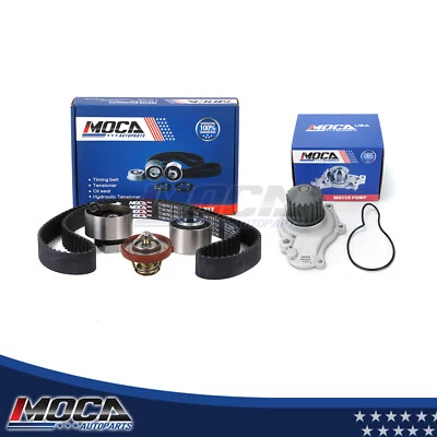 Timing Belt Kit Water Pump Thermostat Fit 97-02 Chrysler Dodge Plymouth 2.4L l4 - Image 1 of 4