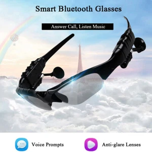 Wireless Bluetooth Glasses Music Headset Audio Hands-free Calls Smart Sunglasses - Picture 1 of 27