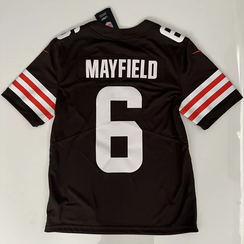 Nike Cleveland Browns Baker Mayfield Jersey Sewn Size Medium Cover
