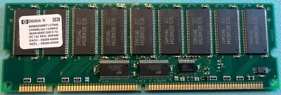 HP D8266A D8266-63000 D8266-69000 D8266-68002 256MB 133MHZ Module RAM - Image 1 of 2