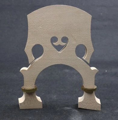 10pcs Adjustable Double Bass Bridge 3/4 , Maple Wood Contrabass Bridge Accessory - Image 1 of 4