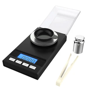 Digital Milligram Scale 50g/0.001g Pocket Mini Gram For Jewelry Medicine H0Q1 - Picture 1 of 12