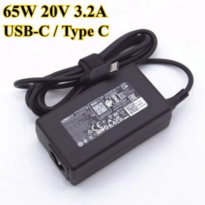 Genuine LITEON 65W 20V 3.2A USB-C Laptop Charger PA-1650-58 Type C Adapter - Image 1 of 4