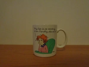 Shoebox "My Life Is So Exciting" Ceramic Coffee Mug Tea Cup  - Picture 1 of 6