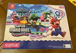 Nintendo Switch Super Mario Bros Wonder Gamestop Pre-Order Stickers SEALED - Picture 1 of 3