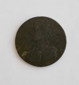 1797 Sir Isaac Newton Gran Bretaña medio centavo de cobre - Imagen 1 de 2