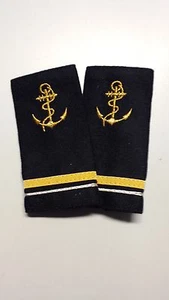 FOURREAUX D'EPAULES PREMIER MAITRE MARINE NATIONALE GALON GRADE - Imagen 1 de 1