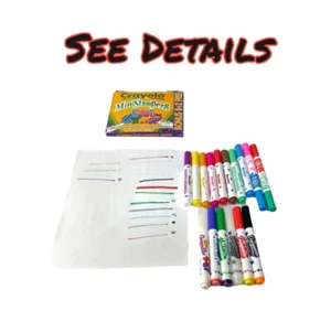 Vintage 1998 Crayola Changables Stampers & 1995 Rose Art Markers FILMREQUISITEN - Bild 1 von 8
