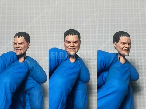 Painted Service 1/12 Man of Steel Superman General Zod Head Sculpt for 6" 7" Cover