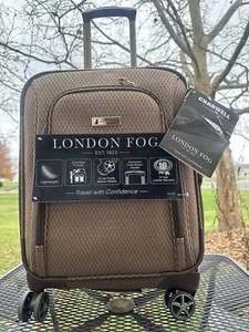 LONDON FOG CHADWELL COLLECTION 20" EXPANDABLE 8-WHEEL SPINNER CARRY ON - Picture 1 of 20