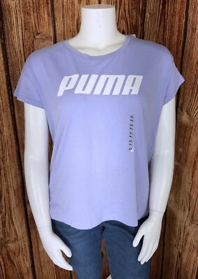 ¡Nuevo! Camiseta para mujer PUMA XL Dry Cell gestión de la humedad ajuste relajado dulce lavanda Foto 1 de 4
