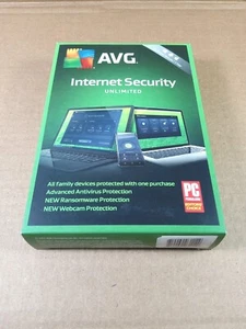 AVG Internet Security 2022 - 2-Year / Unlimited Device NEW - Picture 1 of 8