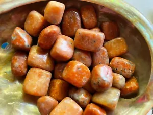 3X Orchid Calcite Tumbled Stones 20-25mm Reiki Healing Crystals Sexuality Sacral - Picture 1 of 5