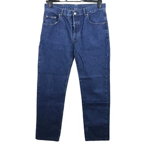 Lory River Droite Jeans Femme 44 Bleu Denim Coton Braguette Boutons 5 Poches - Imagen 1 de 9