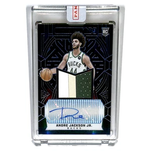 Andre Jackson Jr. Auto /27 Rookie MEM sigillato RPA #213 2024 Obsidian Bucks NBA - Foto 1 di 3