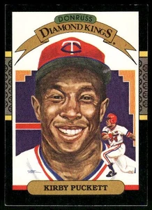 1987 Donruss Diamond Kings Kirby Puckett #19 Twins - Picture 1 of 2