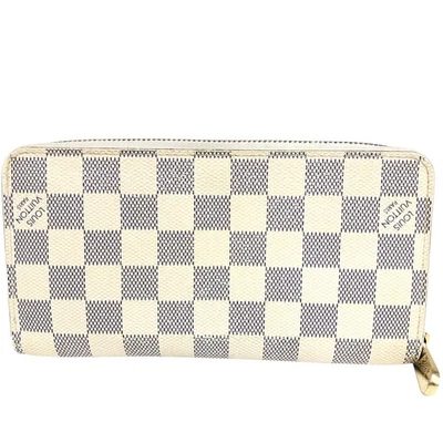 Auténtica Cartera Louis Vuitton Zippy Cartera Larga Damier Azur N41660 CA4137 Foto 1 de 4