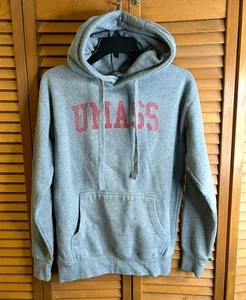 Felpa con cappuccio UMASS vintage grigio cotone Heritage taglia S small - Foto 1 di 2
