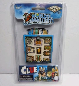 Kleinster CLUE Detektiv der Welt Brettspiel Miniatur Taschen-/Reiseformat - Bild 1 von 2