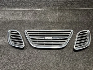 2002-2005 Saab 9-5 Front Bumper Grille Set of 3 OEM - Picture 1 of 5