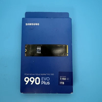 Samsung 990 EVO PLUS SSD 1TB, PCIe Gen 4x4 | 5x2 M.2 2280, Speeds Up to 7,150 MB - Image 1 of 4