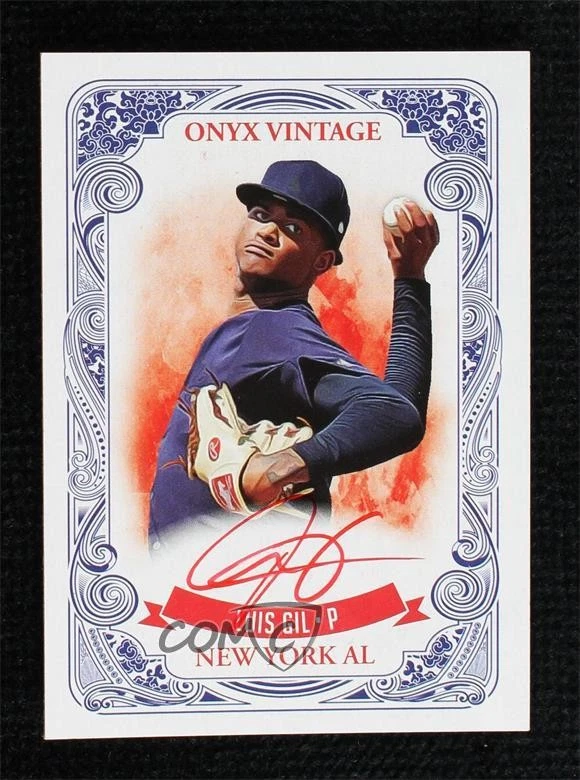 2021 Onyx Vintage Red Ink Auto /50 Luis Gil #VALG Auto - Image 1 of 2