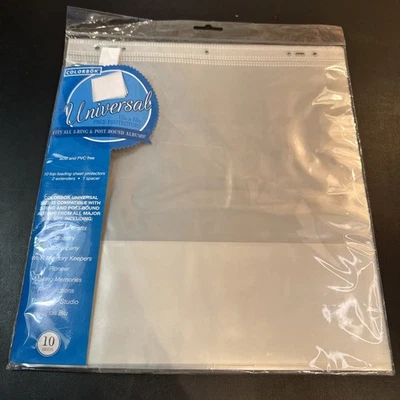 Colorbok Universal Páginas de Recarga 10/Paquete-12"X12" - 62051 Álbum de Recortes Foto 1 de 4