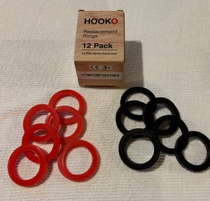 HOOKO Ring Toss Game Replacement Rings by Elite Sportz Equipment. 12 Pack. NEW - Picture 1 of 5