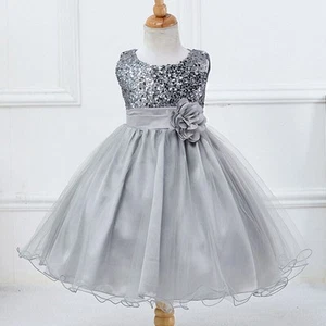 Vestido de fiesta de niña de las flores vestido de verano niños niñas línea A vestido casual - Imagen 1 de 25
