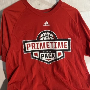 Camiseta grande Adidas NC State Wolfpack baloncesto horario estelar con el paquete para hombre - Imagen 1 de 3