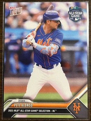 2023 Topps Now MLB #ASG-PA Pete Alonso New York Mets - Image 1 of 2