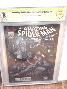 Amazing Spider Man Renew Your Vows #2 Stan Lee J.Scott Campbel AUT0-COA GERAHMT - Bild 1 von 5
