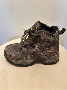 Red Head Brand Co isolierte Schnürstiefel Camoflauge Jugend Größe 13 wasserdicht - Bild 1 von 7