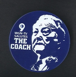 Ray Meyer WGN 9 DePaul basketball pinback button - Picture 1 of 1