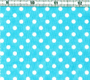 SOFT POLYCOTTON BABY CHILD CLOTH DRESS FABRIC 4MM POLKA DOT DOTTY 25 VARIES 44' - Picture 1 of 35