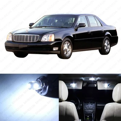 Paquete de 13 luces interiores LED blancas para Cadillac DeVille 2000-2005 + HERRAMIENTA Foto 1 de 4