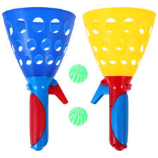 Outdoor Launch & Catch Game - 2 Baskets & Balls - Random Color for Kids