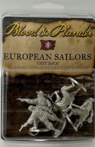 Blood & Plunder FGD0067 European Sailors Unpainted Armed Ship Crew Mariners NEW - Picture 1 of 3