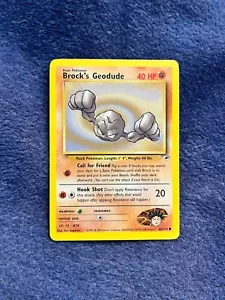 2000 Pokémon Brock's Geodude Gym Heroes Set Unlimited 66/132 WOTC - Picture 1 of 2