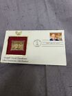 Dwight David Eisenhower Gold 22K, 34Th President Stamp, First Day Of Issue 1990