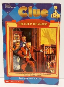 Vintage CLUE #8 The Clue In The Shadows By A. E. Parker Mystery Scholastic 1995 - Picture 1 of 6