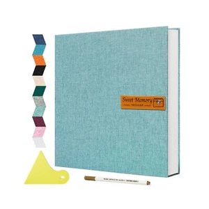 Large Photo Album Self Adhesive Magnetic Scrapbook,Scrapbook Album for 4x6 5x... - Picture 1 of 6
